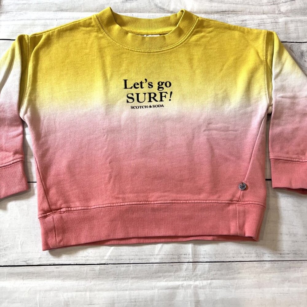 Scotch & Soda Ombre “Let's go SURF!” Sweatshirt